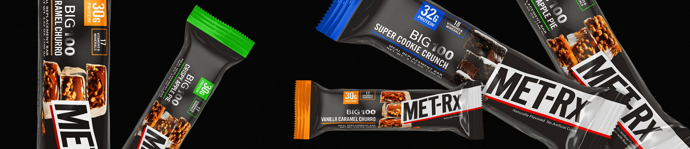 various MetRx Bars