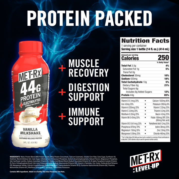 Vanillas Milkshake High Protein Shake