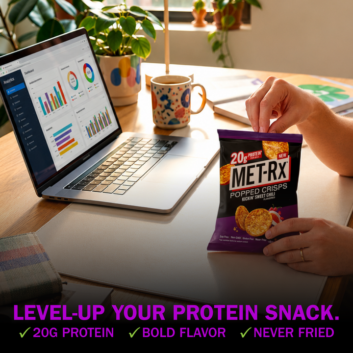 Met-Rx Popped Crisps Kickin' Sweet Chili (6 Bags)
