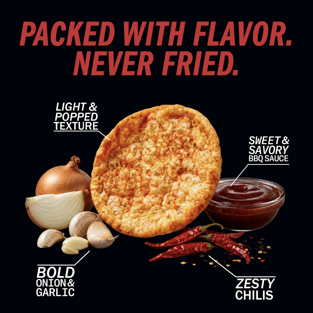 Met-Rx Popped Crisps Sizzlin' Sweet Barbecue (6 Bags)