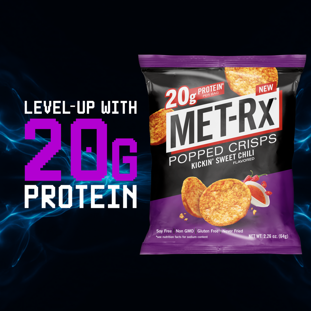 Met-Rx Popped Crisps Kickin' Sweet Chili (6 Bags)