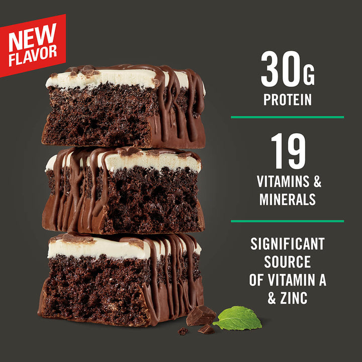 Big 100 Mint Super Cookie Crunch Protein Bar - New Flavor;  30G Protein; 19 Vitamins & Minerals; Significant source of Vitamin A & Zinc